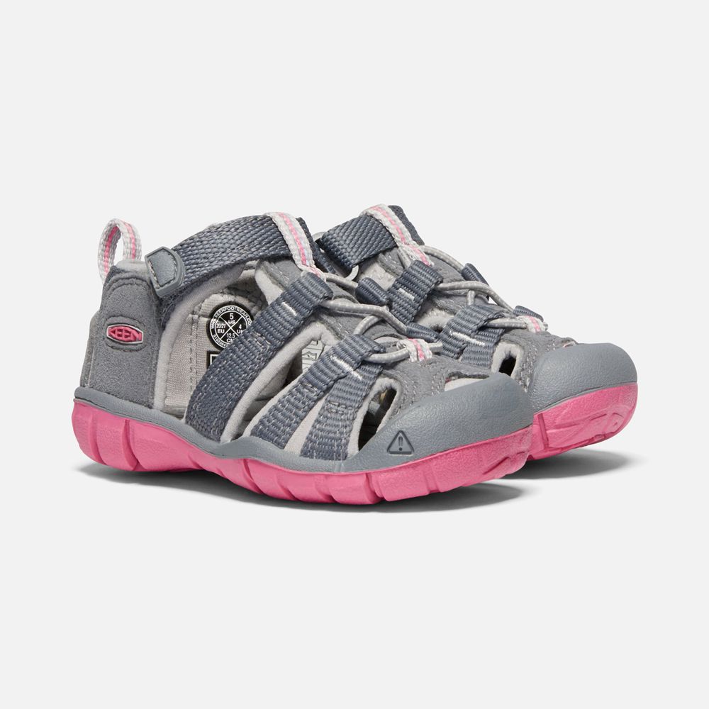 Keen Sandaal Kinderen Grijs/Roze - Seacamp Ii Cnx - 48763-ZCLM